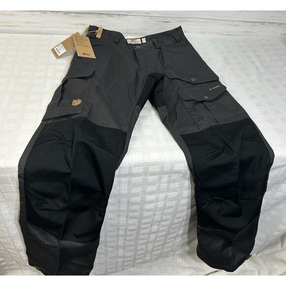 FJALLRAVEN Other - NEW! FJALLRAVEN Vidda Pro Black Gray Trousers G-1000 Pants 44 Size 29 x 31 M Reg